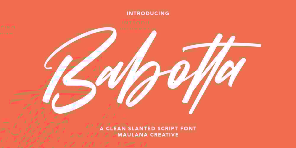 Babotta font
