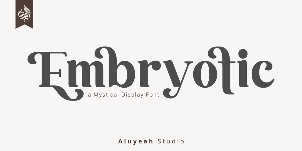 Al Embryotic font