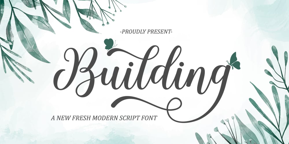 Building font