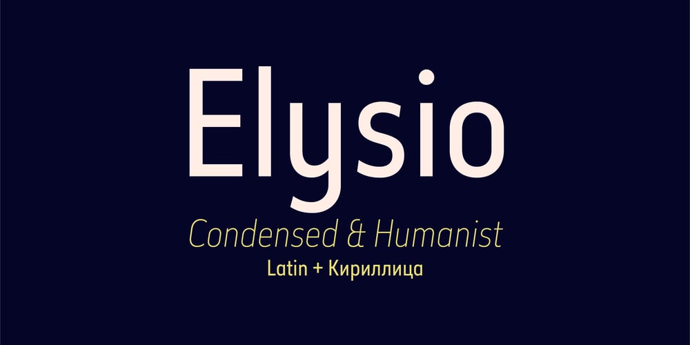 Elysio font