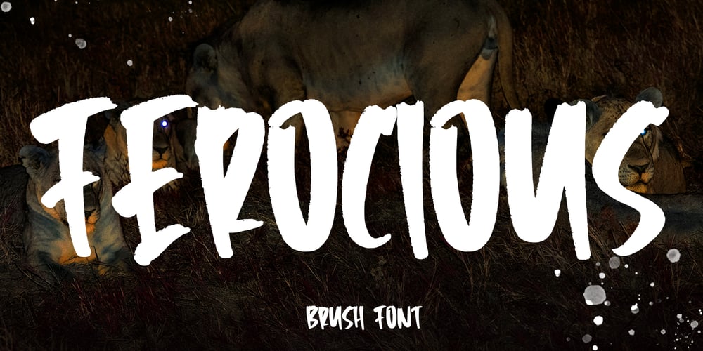Ferocious font