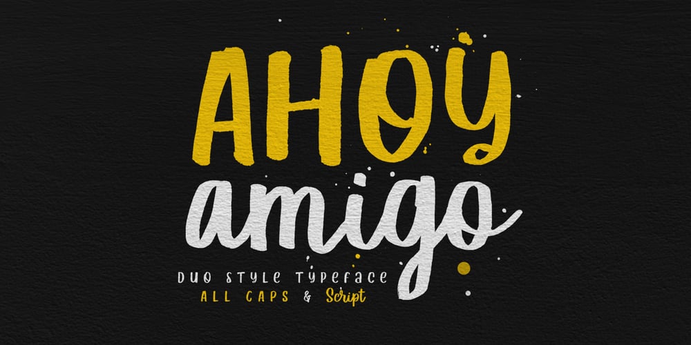 Ahoy Amigo font