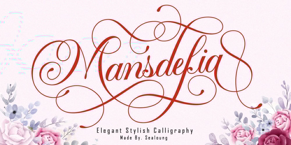 Mansdefia font