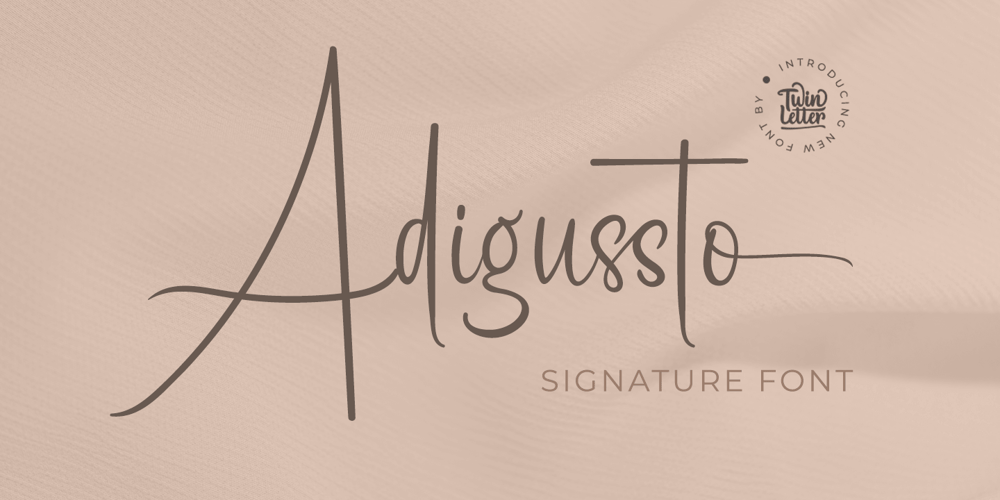 Adigussto font