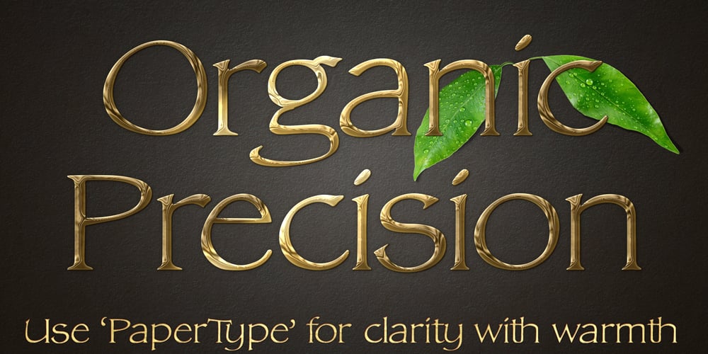 DT Paper Type font