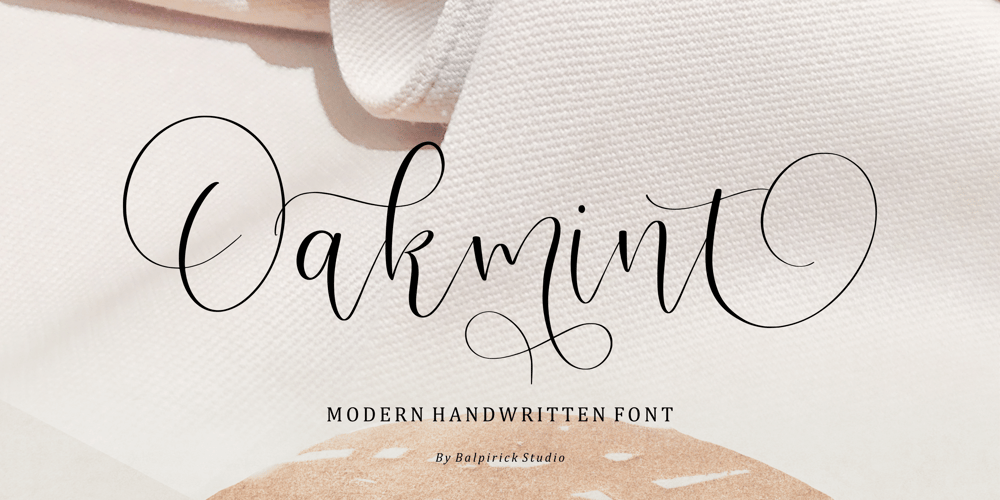 Oakmint font