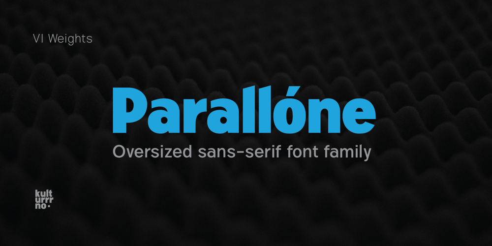 Parallone font