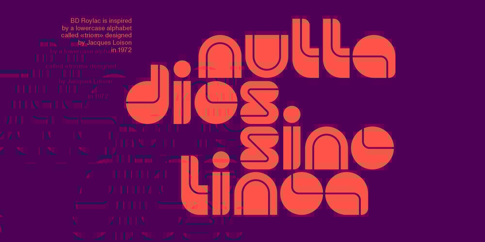 BD Roylac font