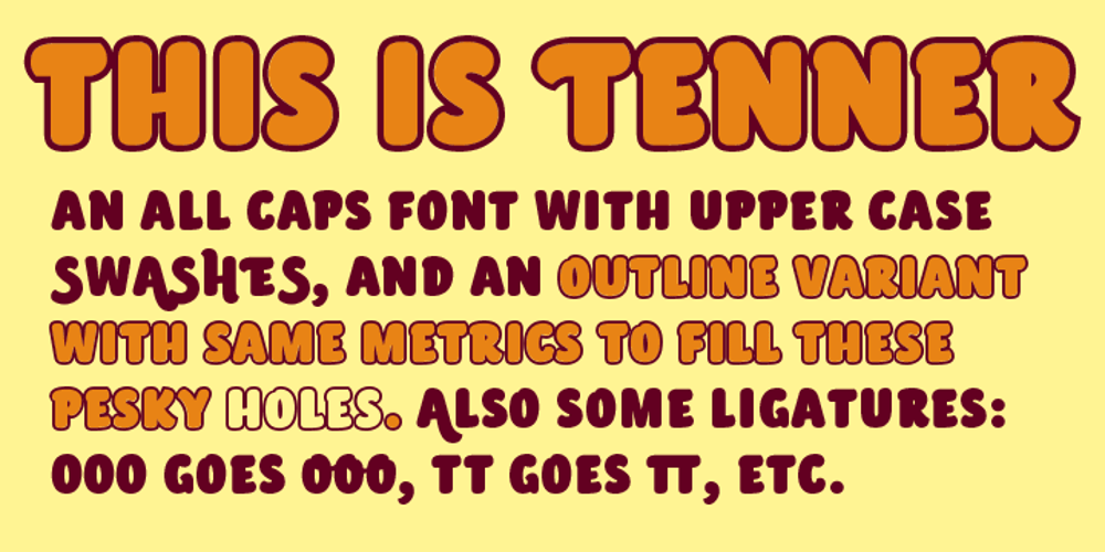 Tenner font