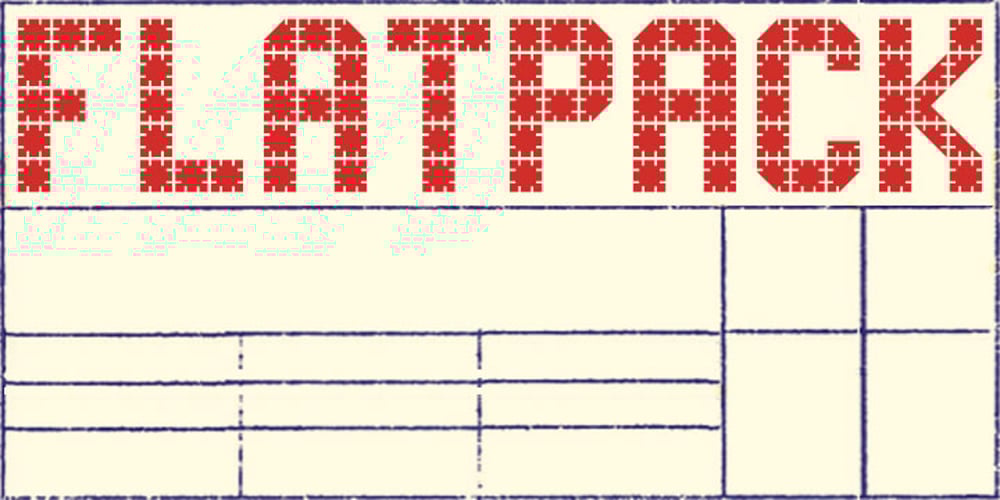 FlatPack font
