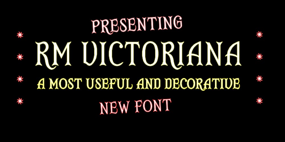 RM Victoriana font