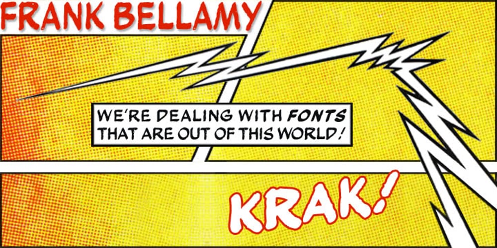 Frank Bellamy font