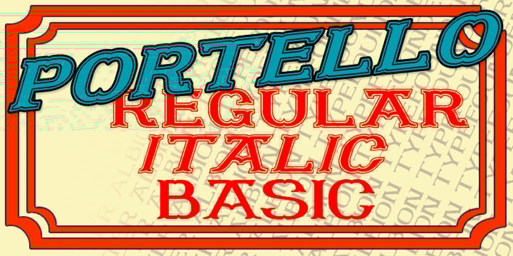 Portello font