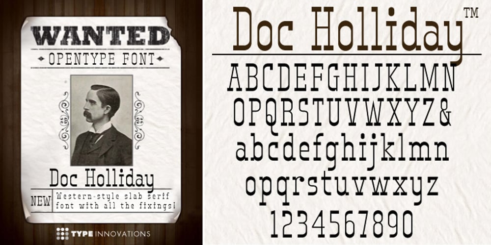 Doc Holliday font