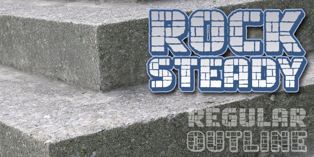 Rock Steady BB font