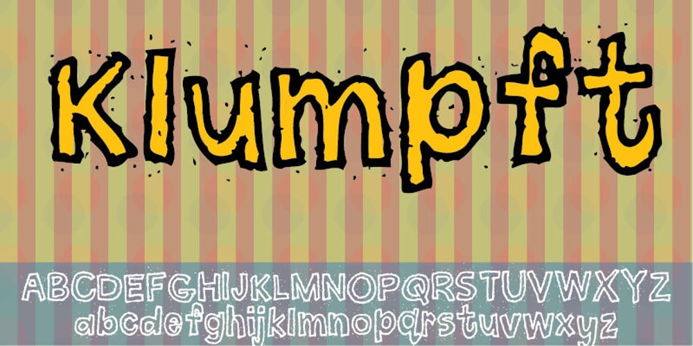 Klumpft font