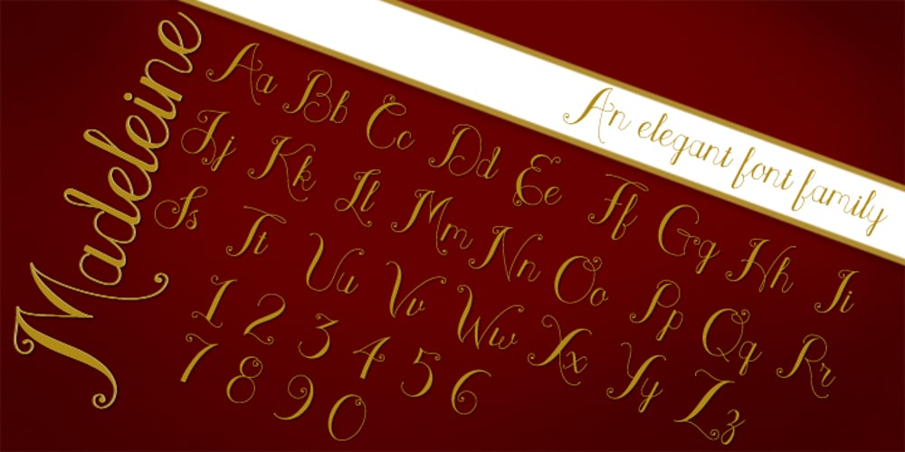 Madeleine font
