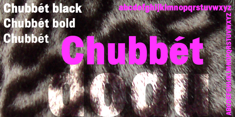 Chubbét font