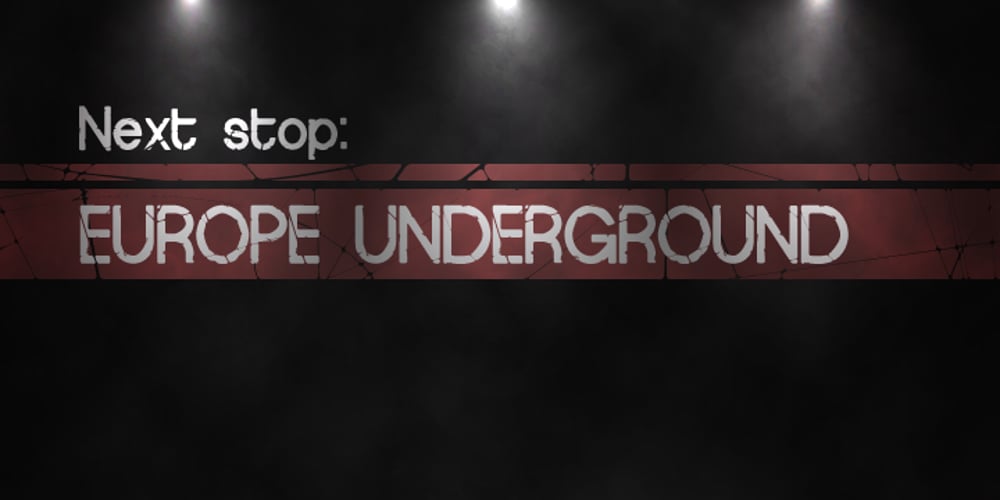 Europe Underground Worn font