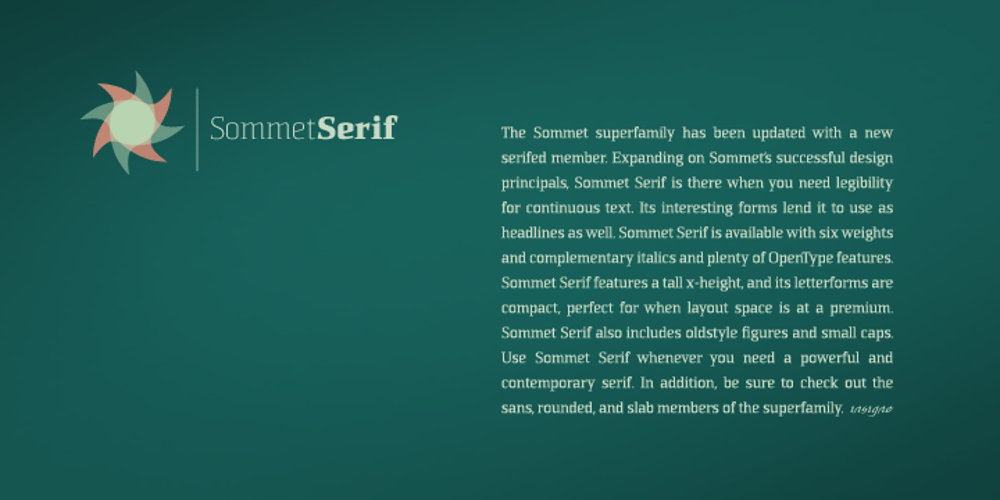 Sommet Serif font