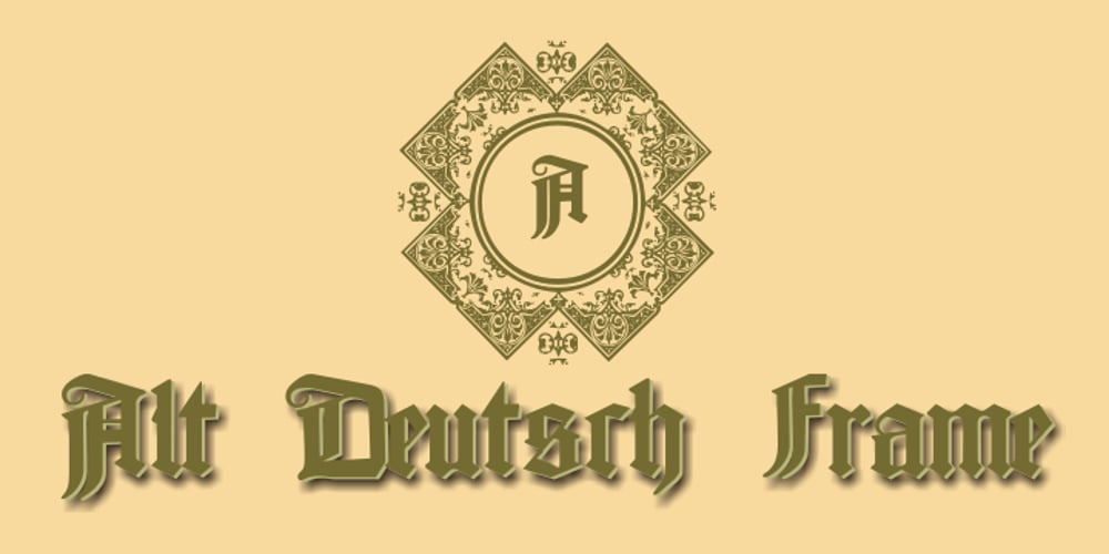 AltDeutsch font