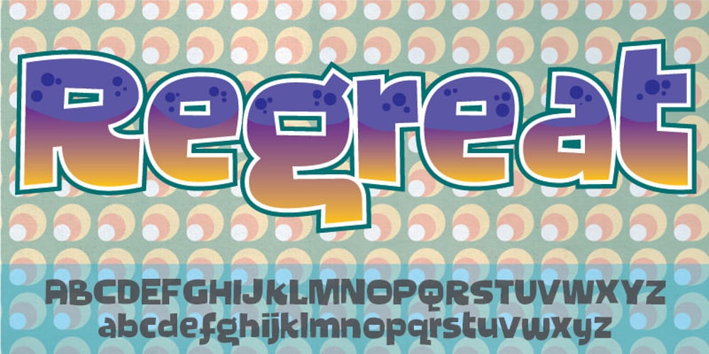 Regreat font