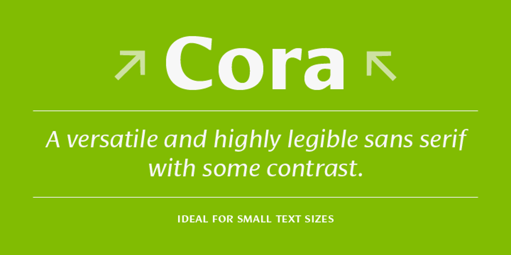 Cora font