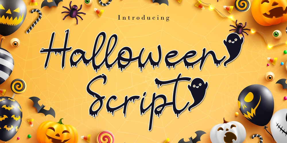 Halloween Script font