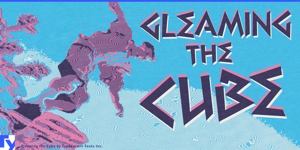 Gleaming the Cube font