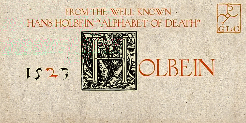 1523 Holbein font