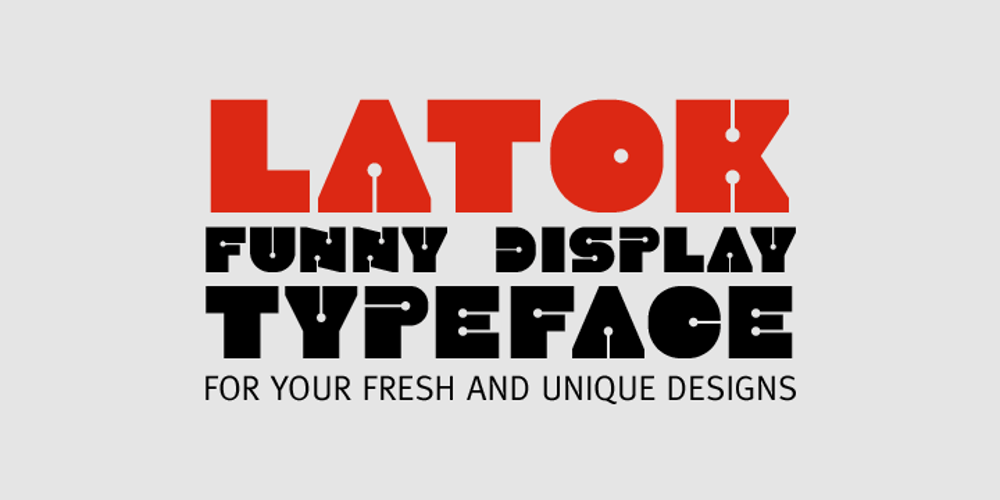 Latok font