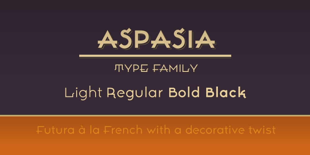 Aspasia font