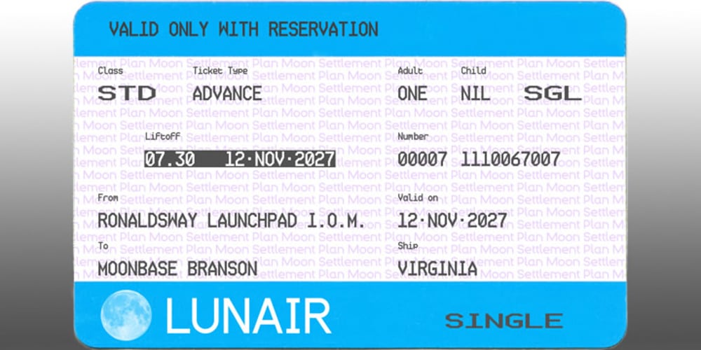 Ticketing font