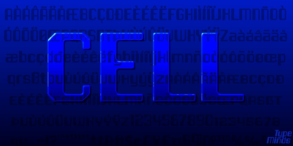 Cell font