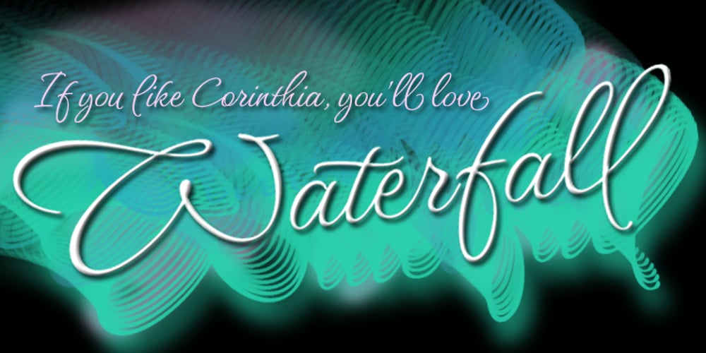 Waterfall font