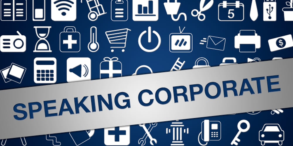 Speaking Corporate font