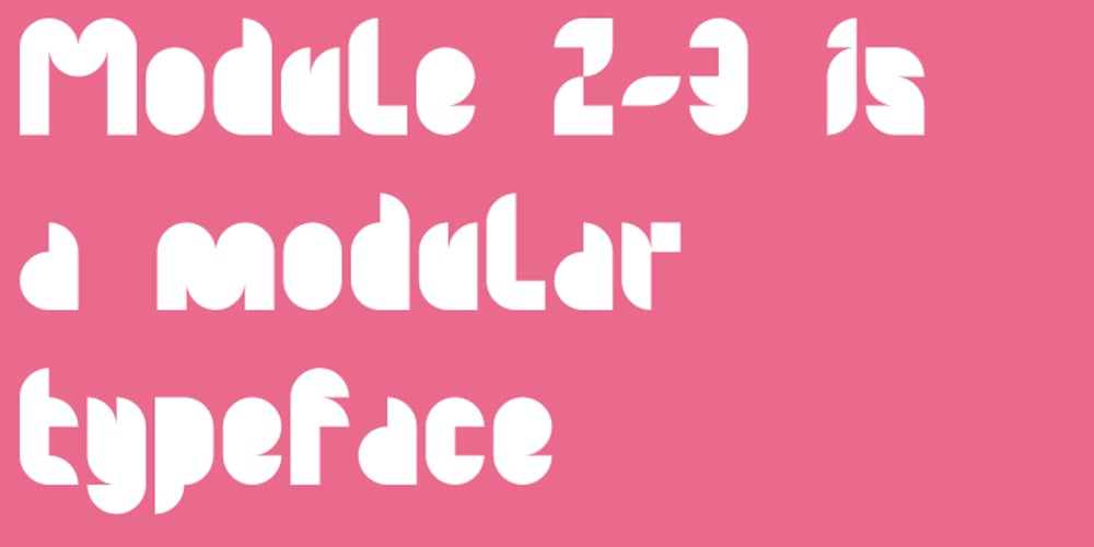 Module font