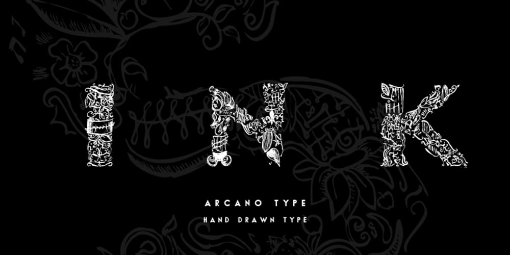 Arcano font
