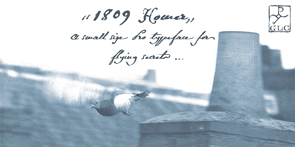 1809 Homer font