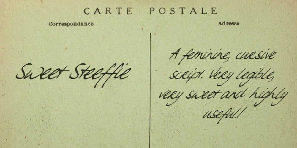Sweet Steeffie font