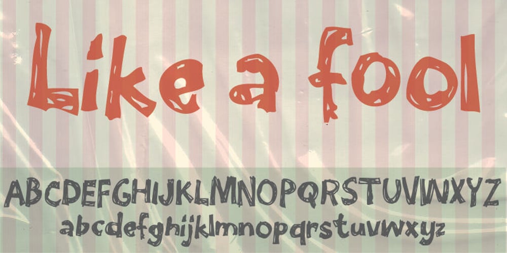 Like A Fool font