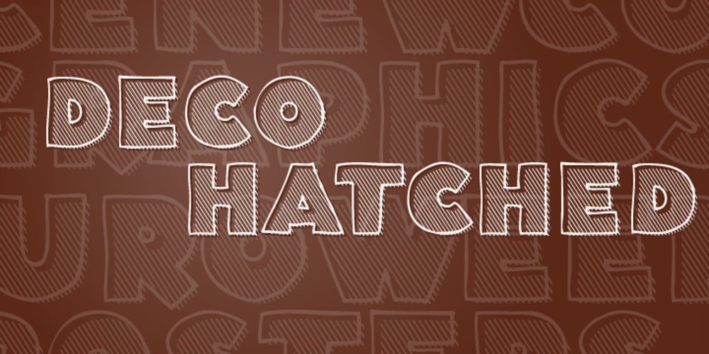 Deco font