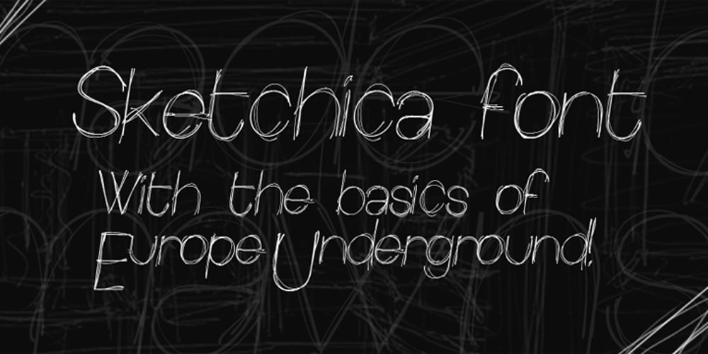 Sketchica font