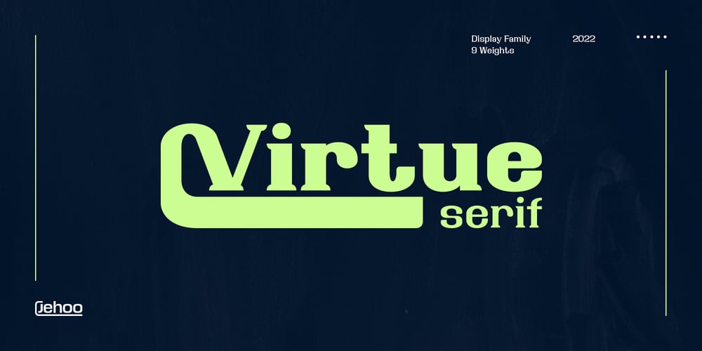 Virtue Serif font