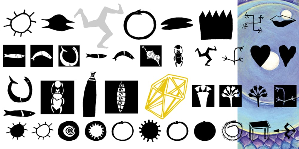 EF Imagination Black font