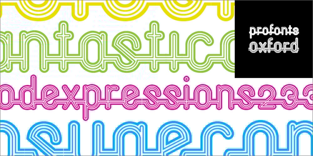 Oxford font