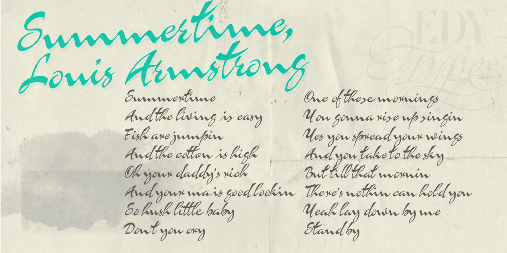 Drumbeat font