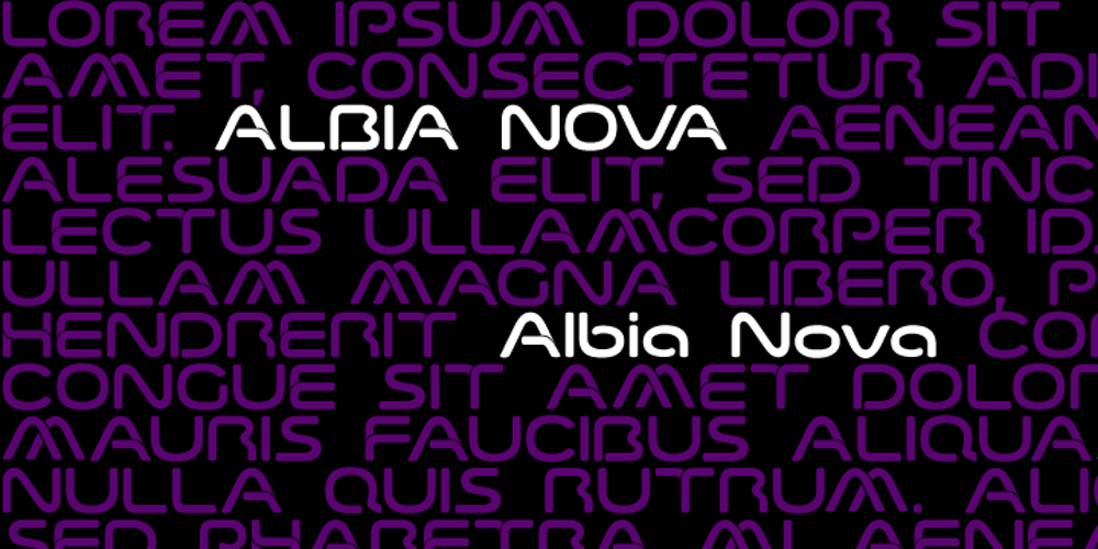 Albia Nova font