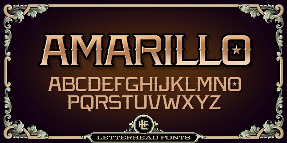 LHF Amarillo font