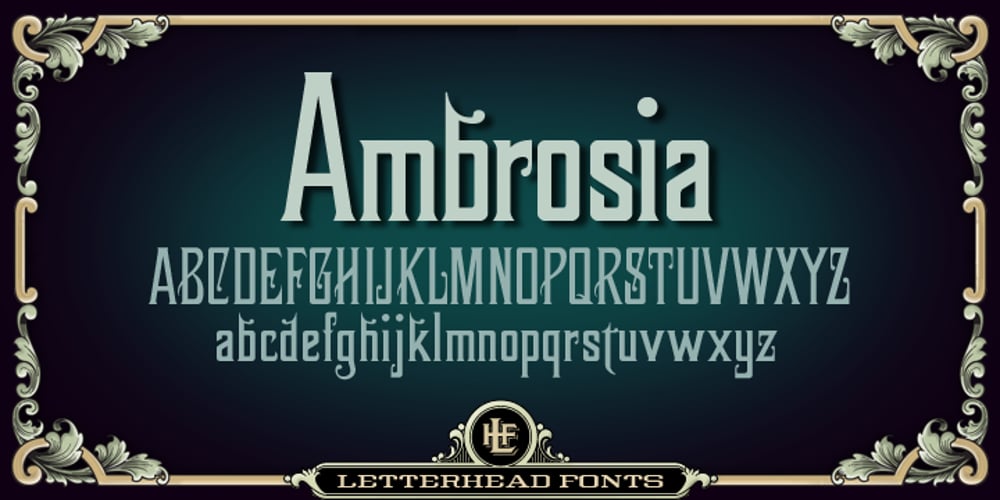 LHF Ambrosia font